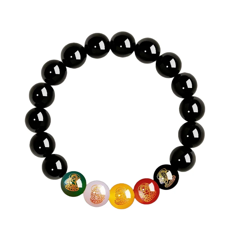 Five Wealth Gods — Obsidian, main view